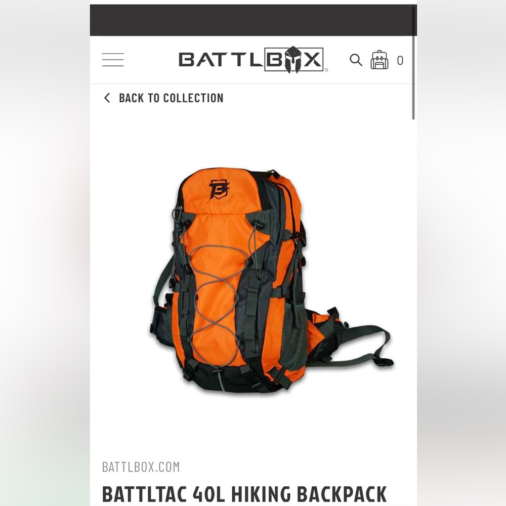 BATTLTAC hiking back pack
